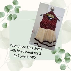 Traditional Palestine theme dress